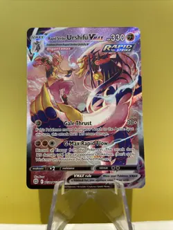 Pokemon TCG: Rapid Strike Urshifu VMAX Brilliant Stars TG21/TG30 LP - Image 1