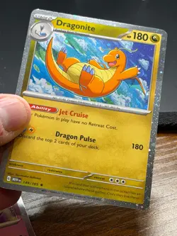 Dragonite 149/165 Cosmos Holo 151 Sam's Club Exclusive Promo Pokemon - Image 3