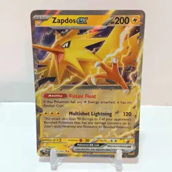 Pokemon Zapdos Ex 145/165 LP- Scarlet & Violet 151 - Image 1