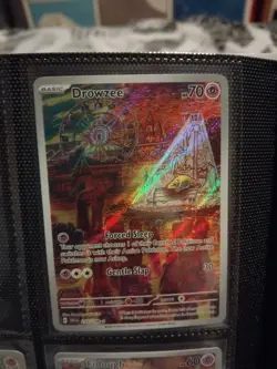 Pokemon TCG Scarlet and Violet Drowzee Illustration Rare Card 210/198 Base Set - Image 1