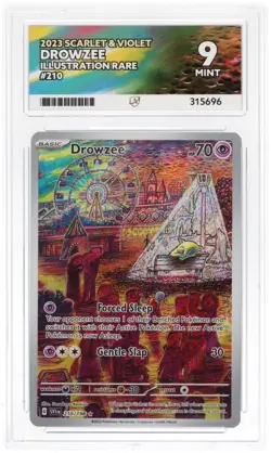 Drowzee 210/198 Pokemon Card TCG Scarlet and Violet Illustration Rare Ace 9 - Image 1