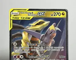 Garchomp & Giratina GX 146/236 (NM) Ultra Rate Sun & Moon: Unified Minds 2019 - Image 3