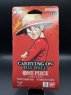 One Piece TCG - Lot Of 20- Carrying On His Will, Sleeved Booster - OP-13 SEALED - Image 2