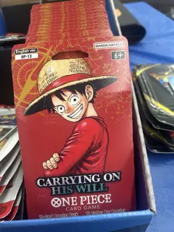 LOT of 20x SEALED One Piece Carrying On His Will OP-13 Sleeved Booster Packs NEW - Image 1