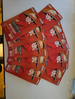 One Piece OP-13 Carrying on His Will Sleeved Booster Packs Lot of 10 New Sealed - Image 1