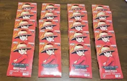 One Piece OP-13 Carrying on His Will Sleeved Booster Packs Lot of 20 New Sealed - Image 1