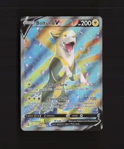 Boltund V 249/264 Fusion Strike Full Art Ultra Rare Holo Pokemon Card NM - Image 1