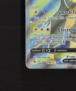 Boltund V 249/264 Fusion Strike Full Art Ultra Rare Holo Pokemon Card NM - Image 5