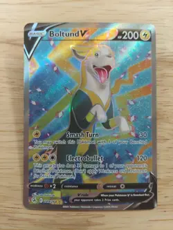 Boltund V 249/264 Fusion Strike NM Full Art Ultra Rare Pokemon Card - Image 1