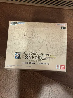 One Piece TCG EB-02 English Anime 25th Collection Booster Box, New Sealed EB02 - Image 1
