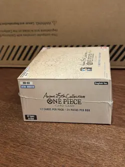 One Piece TCG EB-02 English Anime 25th Collection Booster Box, New Sealed EB02 - Image 3