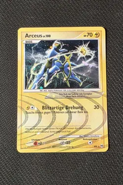Pokemon Karte Arceus Lv. 100 AR6 Deutsch Arceus Set Holo - Image 1