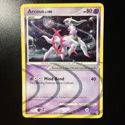 FREE SHIPPING Pokemon TCG Arceus Lv 100 AR 7 Holo Rare VINTAGE - Image 1