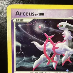 FREE SHIPPING Pokemon TCG Arceus Lv 100 AR 7 Holo Rare VINTAGE - Image 2