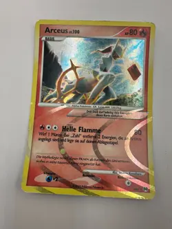 Pokemon Karte TCG Arceus Lv.100 AR3 Platin Holo Rare Vintage 2009 Deutsch GD - Image 2