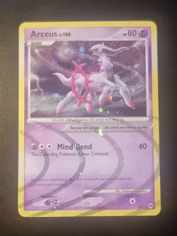 Arceus LV.100 2009 Pokemon Platinum Arceus Psychic HOLO AR7 - Image 1