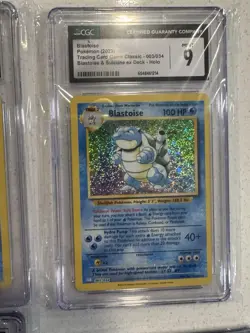 Pokemon Blastoise 003/034 Trading Card Game Classic Holo CGC 9 - Image 1
