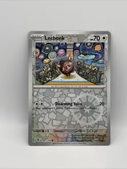 Pokemon Card Lechonk Obsidian Flames Reverse Holo 181/197 Near Mint - Image 1