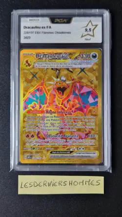 Carte Pokemon "Dracaufeu ex FA 228/197" - Gradee PCA 9,5 - Image 1