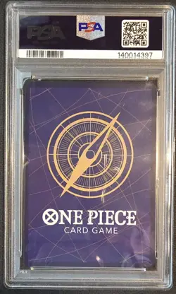 One Piece 2025 Fist of Divine Speed Silvers Rayleigh SP OP09-005 PSA 10 ENGLISH - Image 2