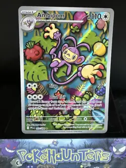 Pokemon Card Ambipom 107/094 Phantasmal Flames Illustration Rare NM - Image 1