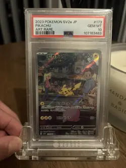 PSA 10 Pikachu 173/165 Art Rare Sv2a 151 Japanese Pokemon Card - Gem Mint AR - Image 1