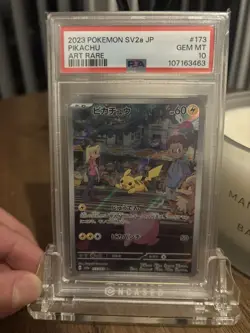 PSA 10 Pikachu 173/165 Art Rare Sv2a 151 Japanese Pokemon Card - Gem Mint AR - Image 2