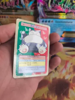 Pokemon Karte Card Topsun 1995 blue back bandai japanese Snorlax Relaxo - Image 3