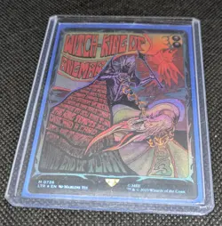 MTG Lord of the Rings Witch-King of Angmar Borderless Poster Foil Magic LTR 0736 - Image 3