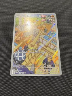 Pokemon TCG Timburr 183/167 SV06: Twilight Masquerade Illustration Rare NM - Image 2