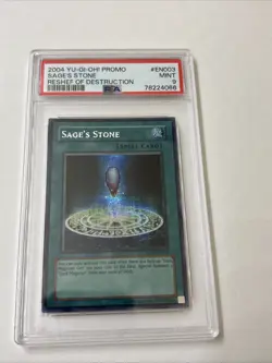 Yu-Gi-Oh 2004 Sage's Stone ROD-EN003 PSA 9 - Image 1