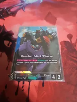 Gundam TCG Card Game Dual Impact GD02-003 R+ Gundam Mk-II Titans Alt Art Rare NM - Image 1