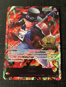 Sabo (2nd Anniversary Tournament) ST13-001 One Piece Promotion Cards Foil - Image 1