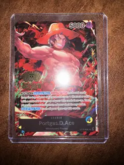 Portgas.D.Ace (2nd Anniversary Tournament) ST13-002 One Piece Promotion Cards - Image 1