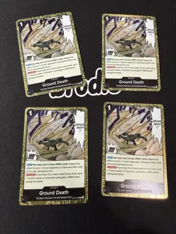 Ground Death OP14-096 R The Azure Sea's Seven ENGLISH OP14 One Piece PLAYSET - Image 1