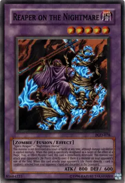 Yugioh Reaper on the Nightmare PGD-078 Super Rare Unlimited Edition NM - Image 1