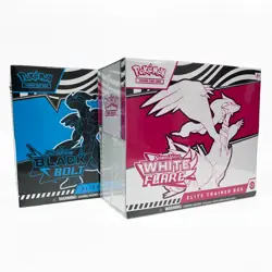 Pokemon S&V Black Bolt and White Flare Elite Trainer Box ETB Set-New & Sealed ✅ - Image 1
