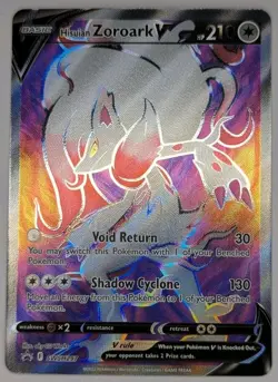 Hisuian Zoroark V SWSH297 Pokemon TCG Sword & Shield Black Star Promo NM - Image 1