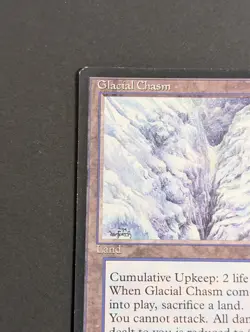 MTG Card - 1x Glacial Chasm - Ice Age - MP/HP - Vintage - Magic The Gathering - Image 5