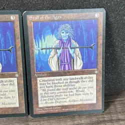 Staff of the Ages Ice Age MTG Rare Magic The Gathering Card 2 - Image 3
