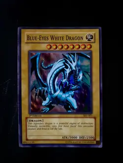 Blue-Eyes White Dragon - SKE-001 - Ultra Rare - 1st ED LP - Yu-Gi-Oh! - Image 1