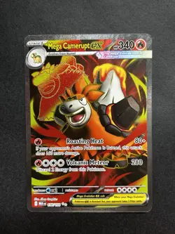 Mega Camerupt EX 156/132 Full Art Mega Evolutions Pokemon Card Pack Fresh - Image 1