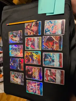 One Piece TCG Japanese Card Lot of 13 Cars Mix Of SEC's Alt Arts, SR'S Etc.. - Image 1