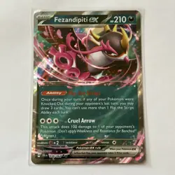 Fezandipiti ex 38/64 Ultra Rare Shrouded Fable NM Pokemon TCG Card -fezandipity - Image 1
