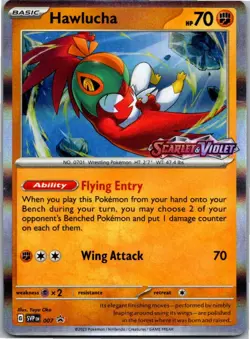 Hawlucha - (Prerelease) Promo SV: Scarlet & Violet Promo Cards 007 NM Holo - Image 1