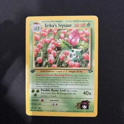 Erika's Ivysaur 41/132 1st Edition Gym Challenge WOTC - Image 1