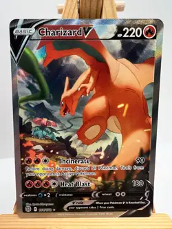 Pokemon Brilliant Stars - 154/172 Charizard V - Ultra Rare - NM/M - Image 1