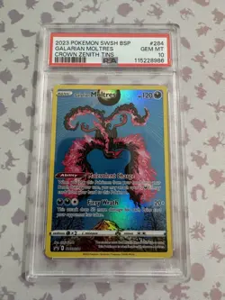 Pokemon TCG Galarian Moltres SWSH284 Sword & Shield Promo PSA 10 Gem Mint - Image 1