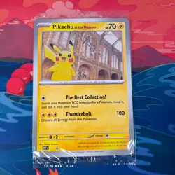 🌍🚚 Pokemon Pikachu at the Natural History Museum Sealed Jumbo Promo SVP - Image 1