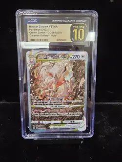 2023 POKEMON CROWN ZENITH #GG56 HISUIAN ZOROARK VSTAR CGC 10 PRISTINE - Image 1